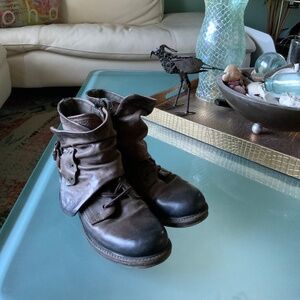 A.S.98 Distressed Italian Boots